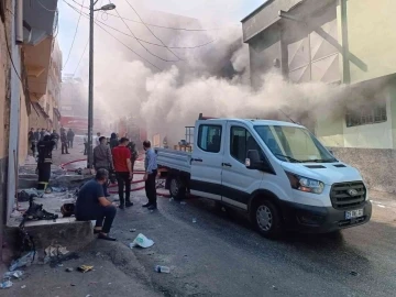 Gaziantep’te iplik atölyesinde yangın
