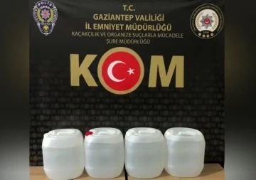 Gaziantep’te kaçak alkole ’’zincir’’ darbesi
