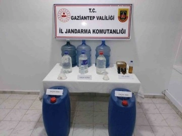 Gaziantep’te Kaçak İçki Operasyonunda 102 Litre İçki Ele Geçirildi