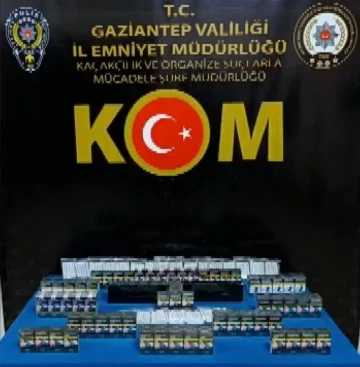 Gaziantep’te kaçak sigara operasyonu: 3 gözaltı
