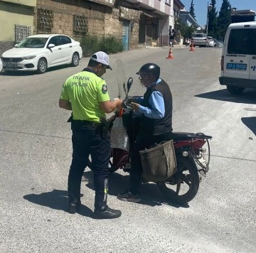 Gaziantep'te motosiklet sürücülerine sıkı denetim