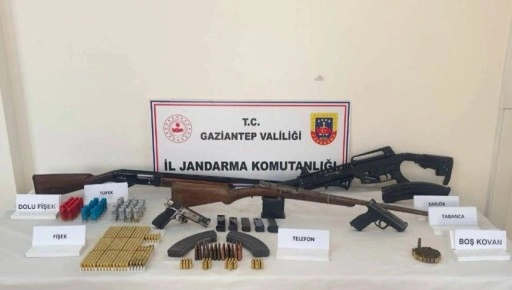 Gaziantep’te silah kaçakçılığı operasyonu: 5 gözaltı