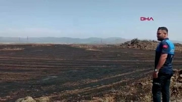 Gaziantep'teki anız yangınında 15 bin dönüm tarım alanı zarar gördü