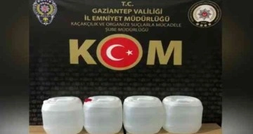 Gaziantep’te kaçak alkole ’’zincir’’ darbesi