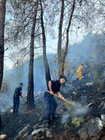 Gazipaşa’daki orman yangını havadan ve karadan yapılan müdahale ile söndürüldü
