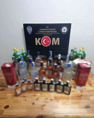 Gelibolu’da kaçak içki operasyonu
