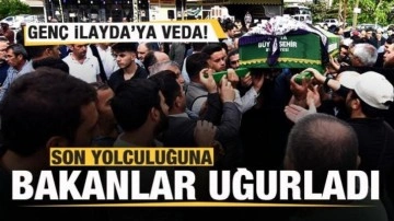 Genç ilayda'ya veda! Son yolculuğuna bakanlar uğurladı