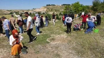 Gençler fidanları toprakla buluşturdu
