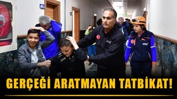 Gerçeği aratmayan tatbikat!