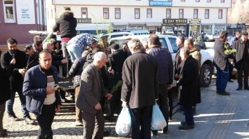 Gevaş’ta vatandaşlara fidan dağıtımı
