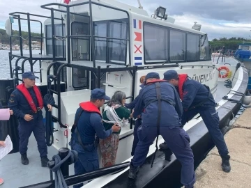 Gökçeada’da yaralanan vatandaş tahliye edildi
