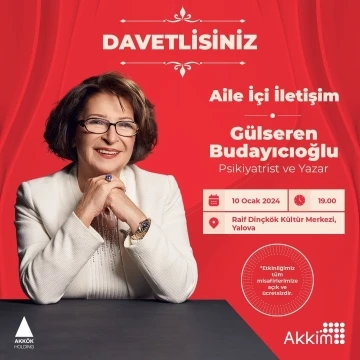 Gülseren Budayıcıoğlu Yalovalılarla buluşacak
