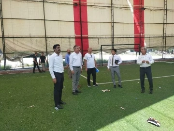 Günyüzü İlçesi spor tesisleri incelendi
