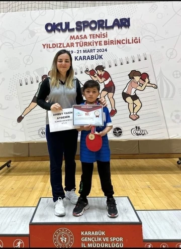 Güroymaklı sporcu Türkiye şampiyonu oldu
