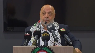Hak-İş Genel Başkanı Arslan: “Uluslararası örgütlerin Filistin davasına ilgilerini artırmak için çalışmalar yaptık”
