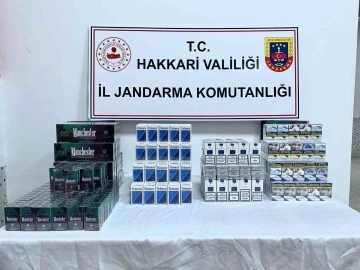 Hakkari’de 800 paket sigara ele geçirildi
