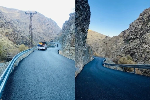 Hakkari’deki tehlikeli yollara çelik bariyerli önlem
