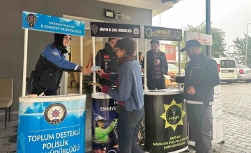 Hakkari polisinden öğrencilere uyuşturucu uyarısı
