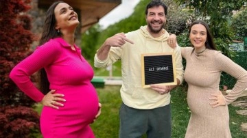 Hande Soral ve İsmail Demirci çiftinden bebekleriyle ilk paylaşım! "Hoş geldin oğlum"
