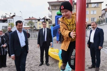 Harmancık ilçesi’nin ilk parkı Osmangazi Belediyesi’nden
