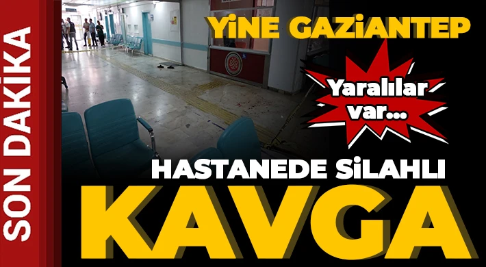 Hastanede silahlı kavga: 3 yaralı