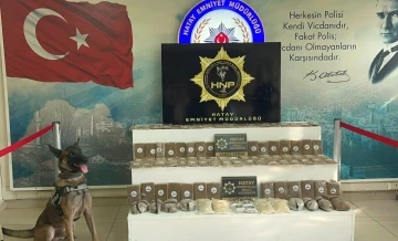 Hatay’da 19 bin 740 uyuşturucu hap ve 17 kilo 770 gram esrar ele geçirildi
