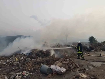 Hatay’da çöplük alanda yangın çıktı
