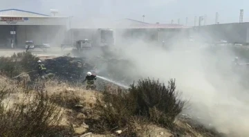 Hatay’da sanayide çıkan yangın kontrol altına alındı
