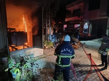 Hatay’da trafo yangını çıktı
