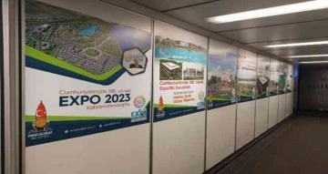 Havalimanlarına EXPO 2023 Onikişubat ve Kahramanmaraş afişleri asıldı