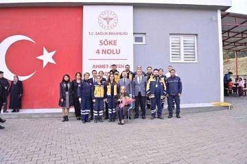 Hayırsever tarafından yaptırılan Acil Sağlık Hizmetleri İstasyonu hizmete girdi
