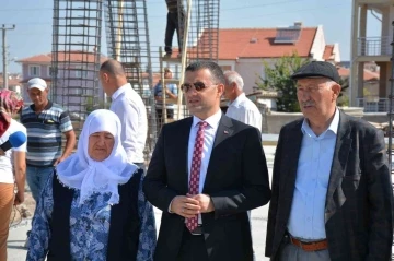 Hayırseverlerin desteği ile yapılacak olan anaokulunun temeli atıldı
