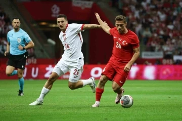 Hazırlık maçı: Polonya: 1 - Türkiye: 0 (İlk yarı)
