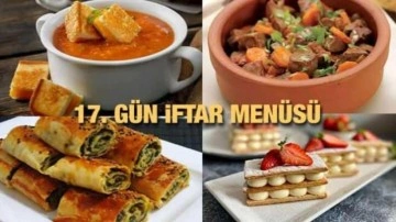 İftar menüleri 2023: 17. Gün iftar menüsü