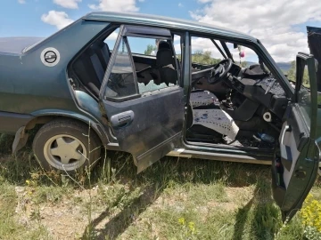 İki otomobilin çarpıştığı kazada hemşire yaralandı
