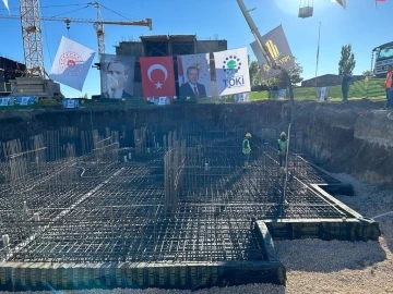 ‘İlk Evim İlk İş Yerim’ projesi çerçevesinde Erzurum’da ilk temel atıldı
