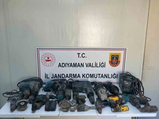 İnşaat malzemelerini çalan şahıs yakalandı