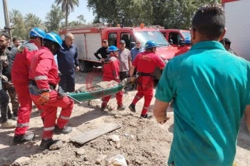 Irak'ta inşaat halindeki AVM çöktü: 8 işçi kurtarıldı