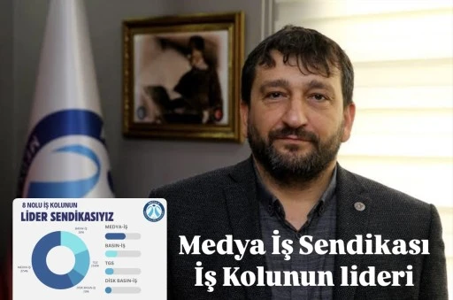 İş kolunun lideri Medya İş Sendikasının  Üye Sayısında müthiş artış. 