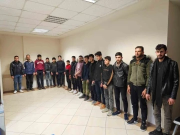 İskenderun’da 16 kaçak göçmen, polis ekiplerince yakalandı
