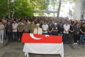 Isparta'da kazada ölen astsubay, Kahramanmaraş'ta toprağa verildi