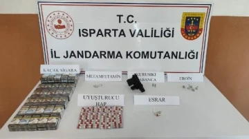 Isparta'da uyuşturucu operasyonlarına 3 tutuklama