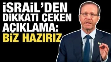 İsrail Cumhurbaşkanı Herzog: Yeni bir insani araya hazırız