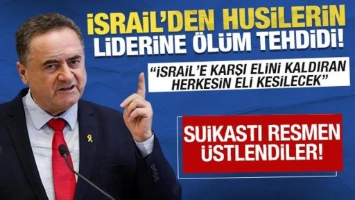 İsrail'den Husilerin liderine ölüm tehdidi!