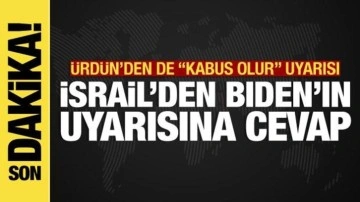 İsrail-Filistin savaşından son dakika: İsrail'den Biden'ın "hata olur" sözlerine