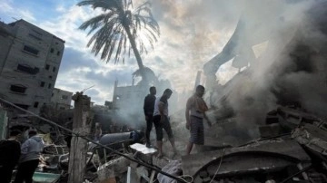 İsrail ordusu, okula sığınan Filistinlileri bombaladı