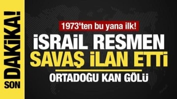 İsrail resmen 'savaş hali' ilan etti