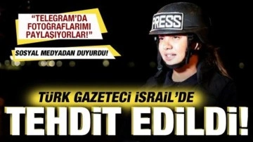 İsrail'de, Fulya Öztürk'e tehdit telefonu! Fotoğraflarını paylaştılar...