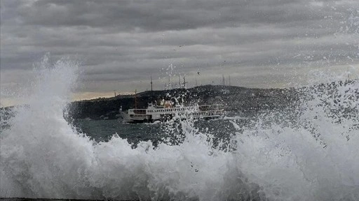 İstanbul'da bazı vapur seferleri iptal