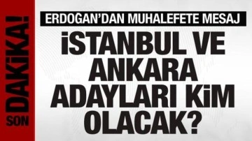 İstanbul ve Ankara adayları kim olacak? sorusuna Başkan Erdoğan'dan yanıt